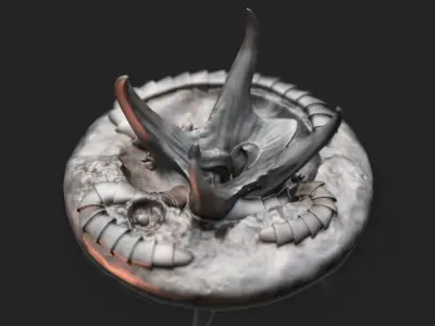 Alien Deset Terrain 3D print model