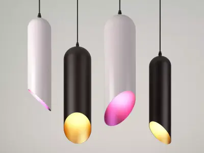 Pipe Pendant Light Free 3D model