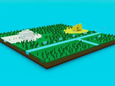 Cubic Map 3D model