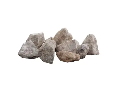 Rock stone collection 3D model