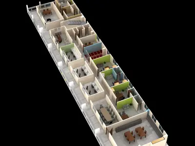 3d floor plan 3D model