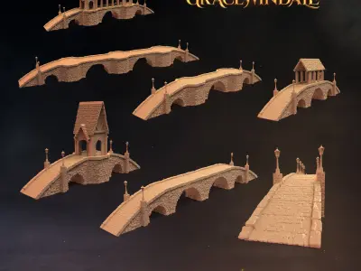 Gatehouse - Gate Bridge 3D print model