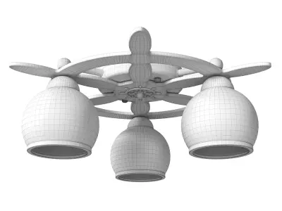 Ceiling chandelier OML-50507-03 and OML-50517-03 3D model