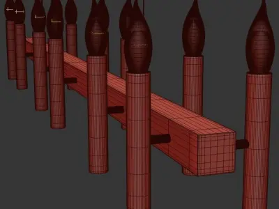 SHIRO taylor pendant light 3D model