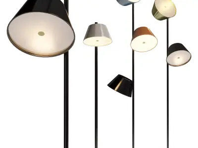 Marset Tam Tam floor  light Low-poly 3D model