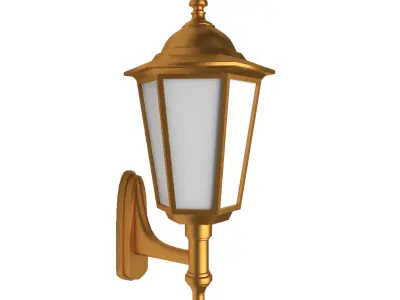 lamp 3d model outdoor wall 3D model