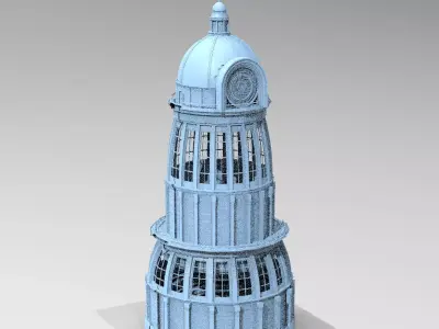 DR Strange Tower observatory Tower 2  3D model