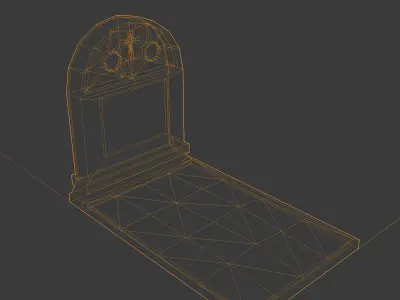 Grave 01 Free low-poly 3D model