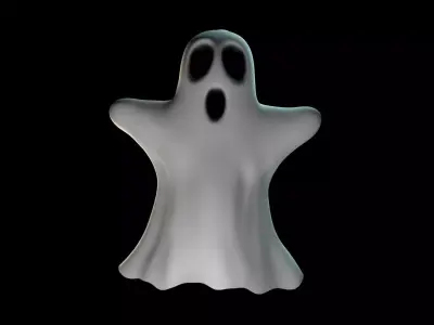 halloween ghost 3D model