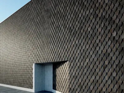 Woodfacades vol03 Wood Shingles 8K Seamless PBR Materials Texture