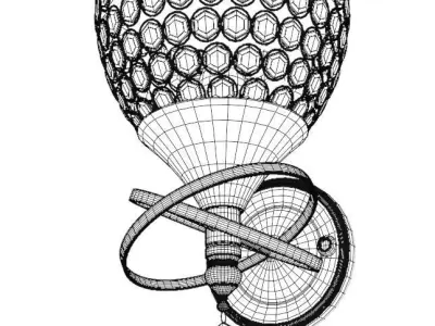 Modern Light Free 3D model