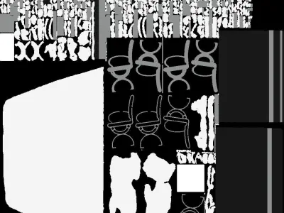 Snow Bench Free 3D model