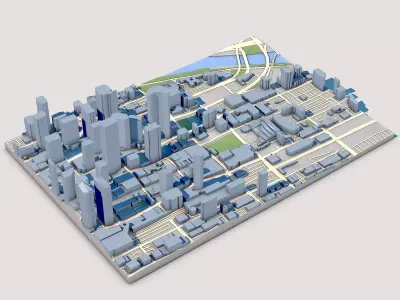 Cathedral Church of the Redeemer in Calgary Canada 3D model