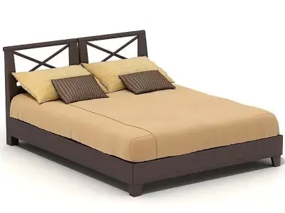 Bedroom Accessories Sleeping Bed 3D model