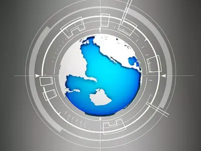 Globe earth 3D model