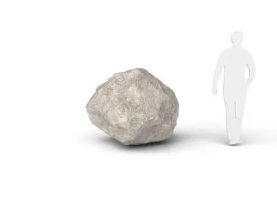 Rock M06A Low-poly 3D model