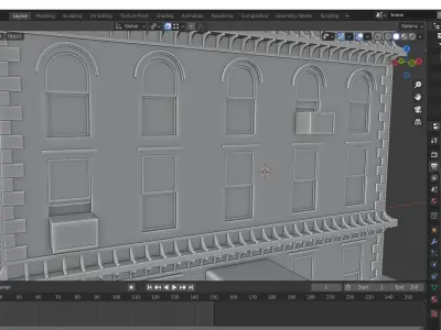 Modern Building 3D model