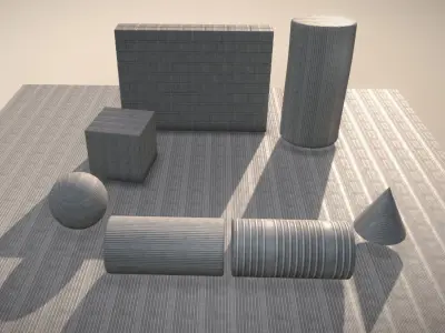 Tactile Warning Surface 2 - Texture Set  25 Texture