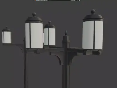 Berlin Alber Speer lamps 3D model
