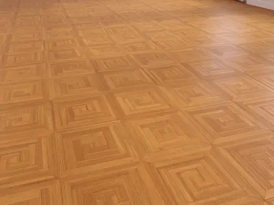 Parquet - Laminate - Wooden floor Low-poly 3D model 11