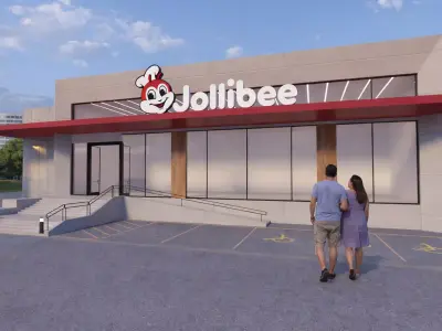 Jollibe Low-poly 3D model