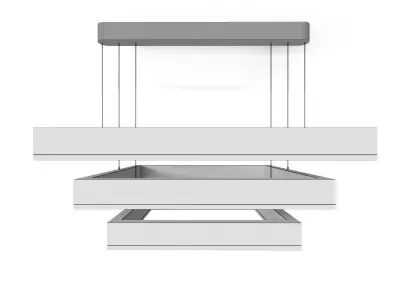 Steps Chandelier 3D model