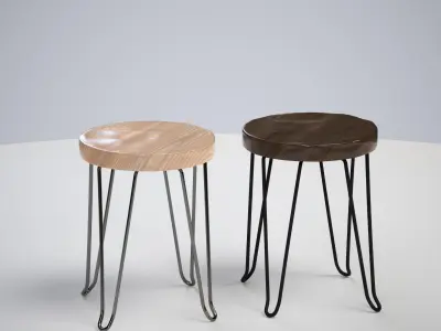 Chair ar vr optimized Low-poly 3D model