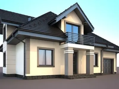House home model 3d dom4 3D model