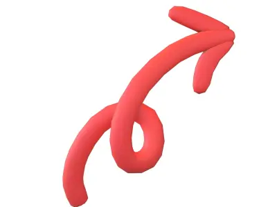 Doodle Buildable Arrow v1 006 Low-poly 3D model