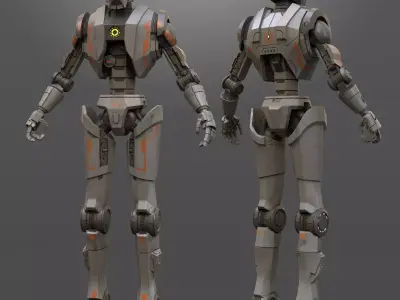 HK-51 Assassin Droid One12 Scale Articulation STL Files 3D print model