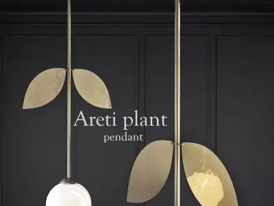 Areti Plant Pendant 3D model purchase