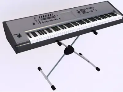 Synth Keyboard Korg 3D model