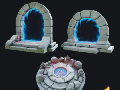 Portals of Atarien Full Set 3D print model