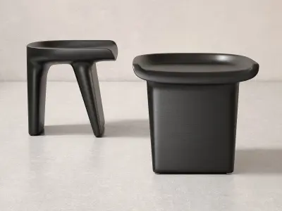 Monolog Stool 3D model