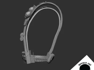 Street Warrior Vest for 6 inch Action Figures 3D print model