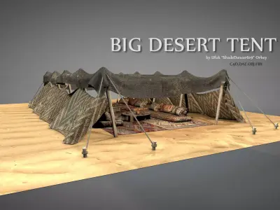 Big Desert Tent 3D model
