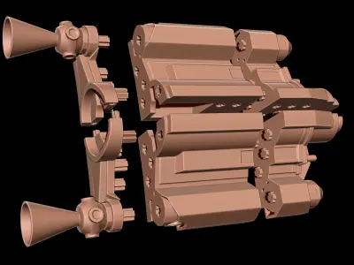 MANDALORIAN COSPLAY FULL ARMOR and JETPACK- Fan Art 3D Print  3D print model