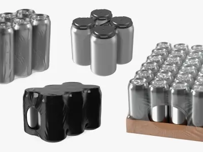  Packs with Aluminium Cans Collection 