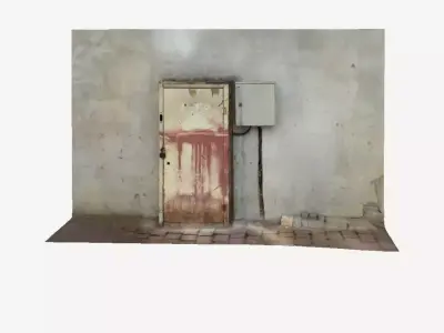 Street electric transformer photogrammetry  3D model