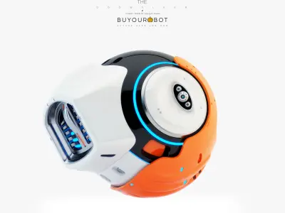 Dog walker bot 3D model