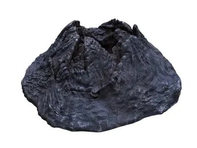 Crater HD Low-poly 3D model