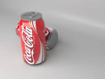 Coca Cola Cans 3D model