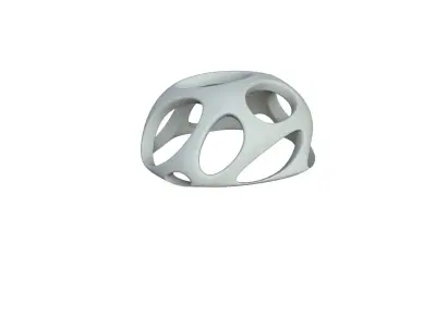 SciFi Cube Object No 55118 Low Poly Shape Low-poly 3D model