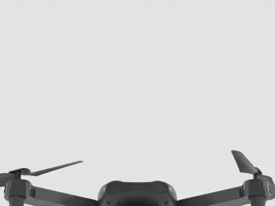 Drone with Camera 1080P HD FPV Foldable Drone for Kids Low-poly 3D model