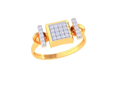  Women Ring MTL 3dm STL OBJ FBX Details 3D print model 110