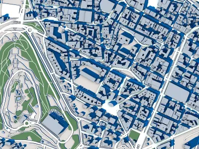 Vigo City Spain 3D model