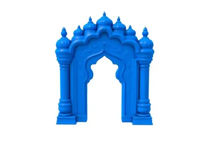 Gothic Arch -  arch -  arch stl - Gothic Arch Border  3D print model