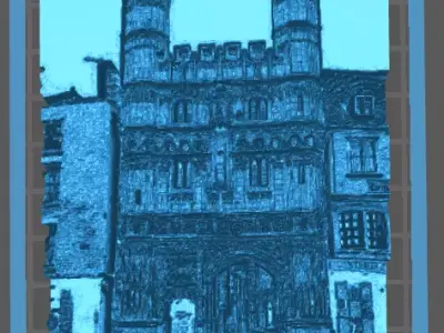 Christchurch Gate at Canterbury Cathedral Free 3D print model