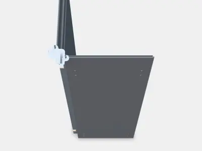 VOXTORP 2-p door f corner base cabinet set 1 Low-poly 3D model