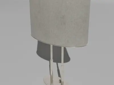 Retro Office Desk Lamp 3D model